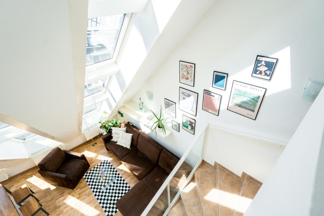 Unique Maisonette Apartment Gasometer 12Th Floor 비엔나 외부 사진